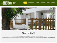 Tablet Screenshot of departamentoslacasadeltio.com